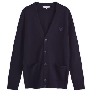 Maison Kitsune Bold Fox Head Patch Cardigan