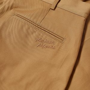 Maison Kitsune Handwriting Logo Carrot Fit Chino