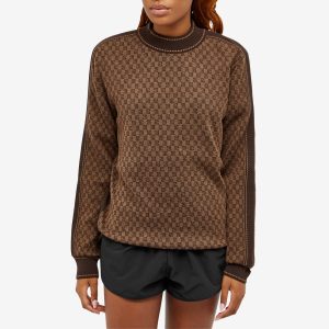 Balmain Mini Monogram Jacquard Knitted Jumper