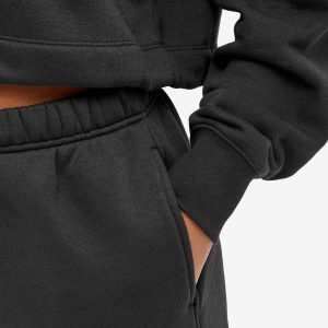 Good American Brushed Fleece Wide Leg Sweat Pant