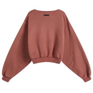 Fear Of God ESSENTIALS Heavy Fleece Cropped Crewneck