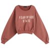 Fear Of God ESSENTIALS Heavy Fleece Cropped Crewneck