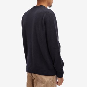 Maison Kitsune Bold Fox Head Patch Regular Lambswool Crew Ju