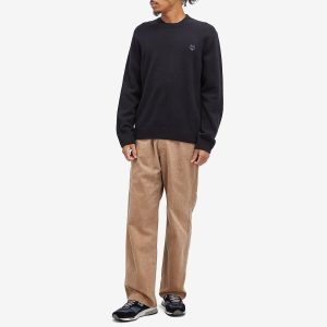 Maison Kitsune Bold Fox Head Patch Regular Lambswool Crew Ju