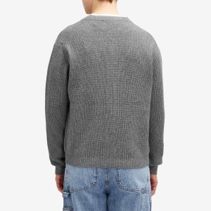 Maison Kitsune Bold Fox Head Patch  Comfort Ribbed Cardigan