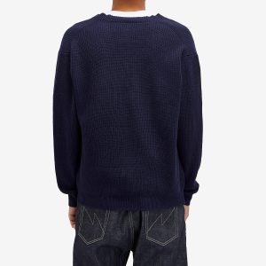 Maison Kitsune Bold Fox Head Patch  Comfort Ribbed Cardigan