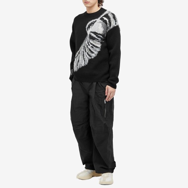 Y-3 Graphic Crew Knit Jumper