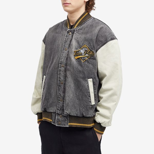 Patta Homerun Denim Varsity Jacket