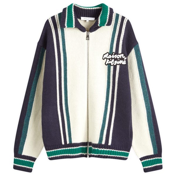 Maison Kitsune Knitted College Jacket