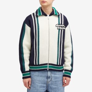 Maison Kitsune Knitted College Jacket