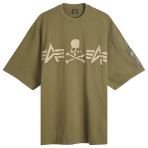 MASTERMIND WORLD x Alpha Industries Pocket T-Shirt