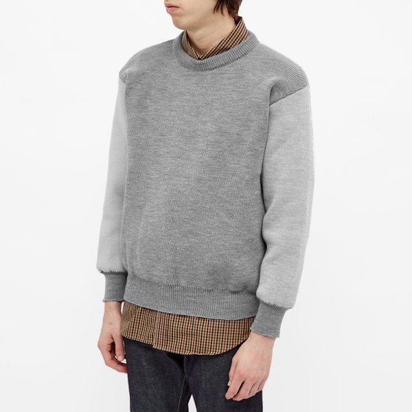 Comme des Garcons SHIRT Contrast Panel Crew Knit