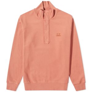 CP Company Garment Dyed Quarter Button Sweat