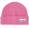 GANNI Rib Knit Beanie