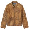 Polo Ralph Lauren Hemingway Leather Bomber Jacket