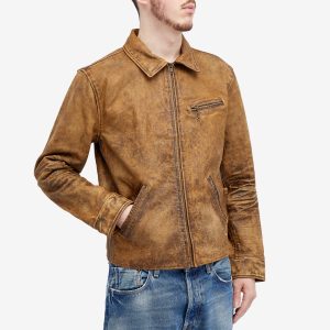 Polo Ralph Lauren Hemingway Leather Bomber Jacket