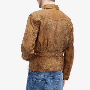 Polo Ralph Lauren Hemingway Leather Bomber Jacket