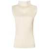 Pleats Please Issey Miyake Colourful Basics Roll Neck Vest