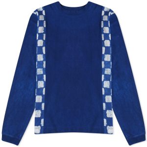 W'menswear Long Sleeve Racing Check T-Shirt