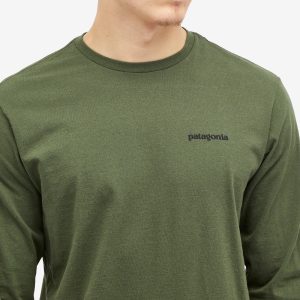 Patagonia Long Sleeve P-6 Logo Responsibili-T-Shirt