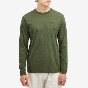 Patagonia Long Sleeve P-6 Logo Responsibili-T-Shirt