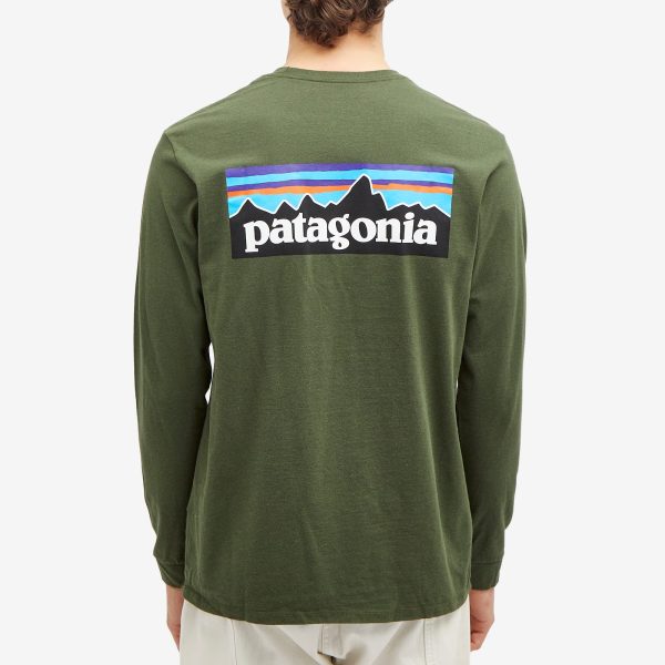 Patagonia Long Sleeve P-6 Logo Responsibili-T-Shirt