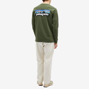 Patagonia Long Sleeve P-6 Logo Responsibili-T-Shirt