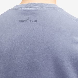 Stone Island Badge Print Crew Neck Sweatshirt