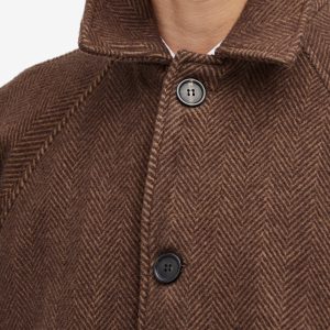 Corridor Herringbone Raglan Overcoat