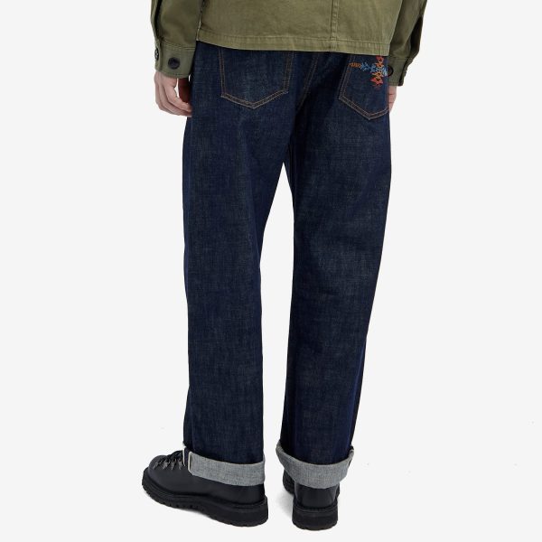 Pendleton Needlework Selvedge Straight Jeans