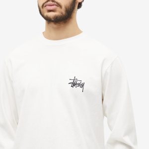 Stussy Long Sleeve Basic Pigment Dyed T-Shirt