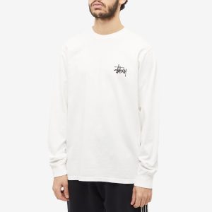 Stussy Long Sleeve Basic Pigment Dyed T-Shirt