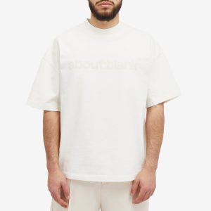 about:blank Tonal Block Mock Neck T-Shirt