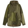 Comme des Garçons Homme Multi Fabric Patchwork Hooded Jacket