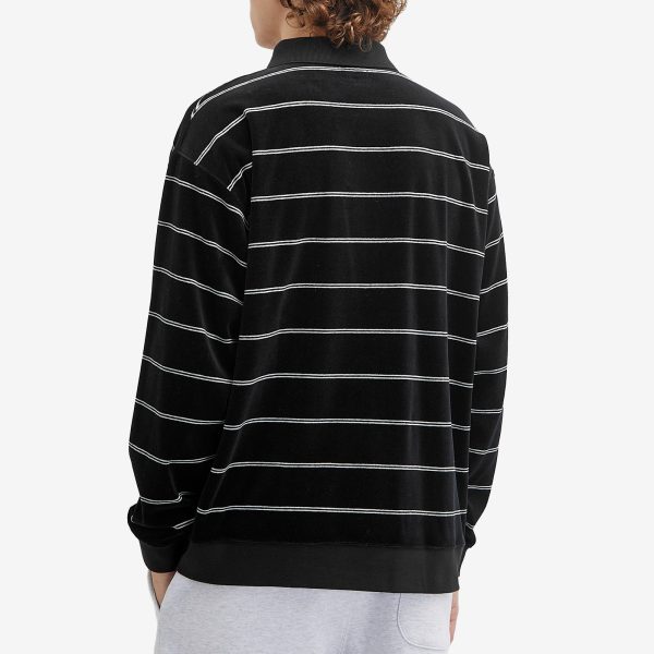 BEAMS Velour Stripe Polo