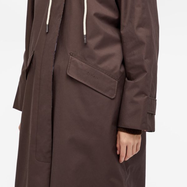 Barbour x Alexa Chung Hooded Trench Coat