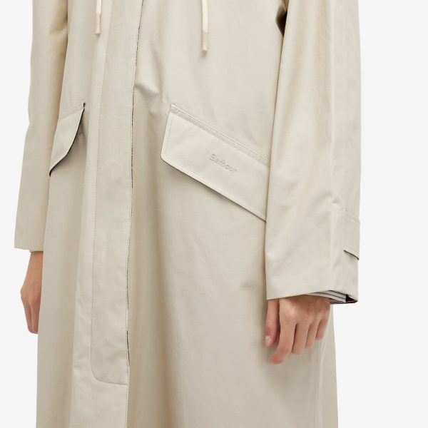 Barbour x Alexa Chung Hooded Trench Coat