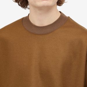 Jil Sander Melton Wool Crew Sweatshirt