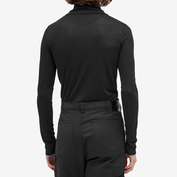 Jil Sander Plus Quarter Zip Wool Sweatshirt