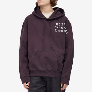 MM6 Maison Margiela Glow in the Dark Number Logo Hoodie