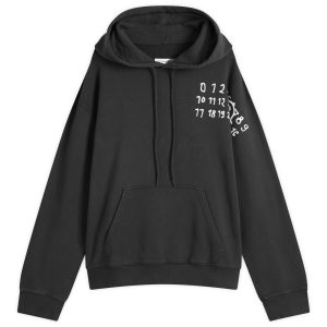 MM6 Maison Margiela Glow in the Dark Number Logo Hoodie