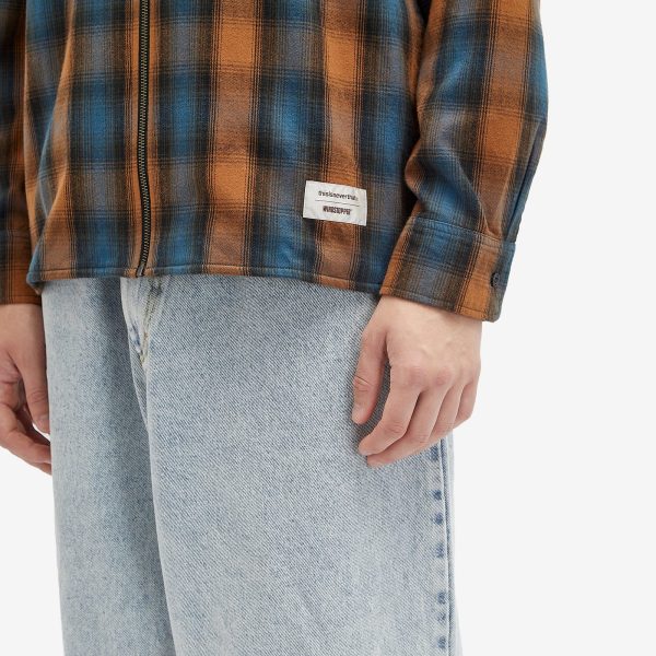 THISISNEVERTHAT x Gore-Tex Windstopper Shaggy Check Shirt