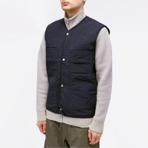 Norse Projects Peter Waxed Nylon Insulated Vest