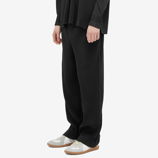 Homme Plissé Issey Miyake Pleated Slim Leg Trousers