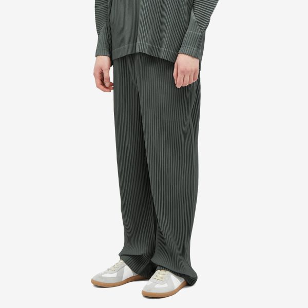 Homme Plissé Issey Miyake Pleated Slim Leg Trousers