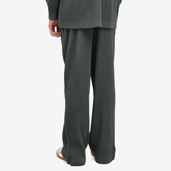 Homme Plissé Issey Miyake Pleated Slim Leg Trousers