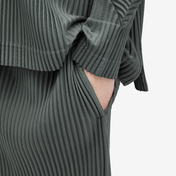 Homme Plissé Issey Miyake Pleated Slim Leg Trousers