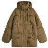 Closed cropped puffer jacket