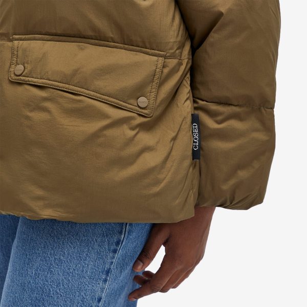 Closed cropped puffer jacket