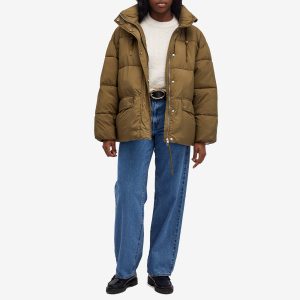 Closed cropped puffer jacket